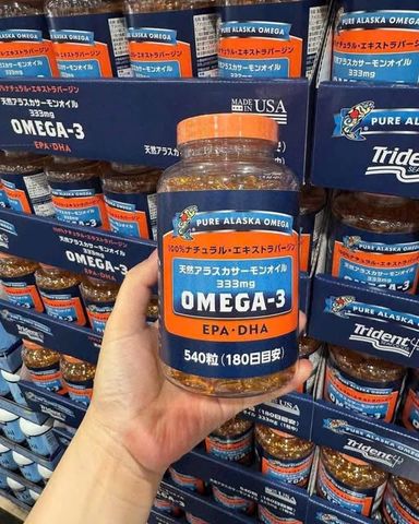 Dầu Cá Hồi Pure Alaska Omega 3 Nhật Bản - 540 Viên - Bổ Sung Omega-3, Tốt Cho Tim Mạch & Chức Năng Não Bộ