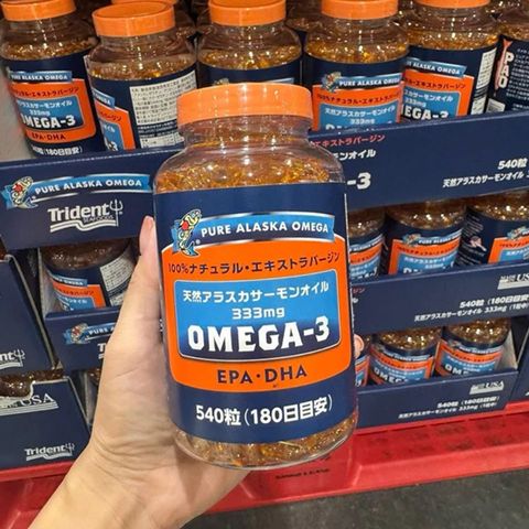 Dầu Cá Hồi Pure Alaska Omega 3 Nhật Bản - 540 Viên Bổ Sung Dinh Dưỡng Cho Sức Khỏe Tim Mạch Và Não Bộ