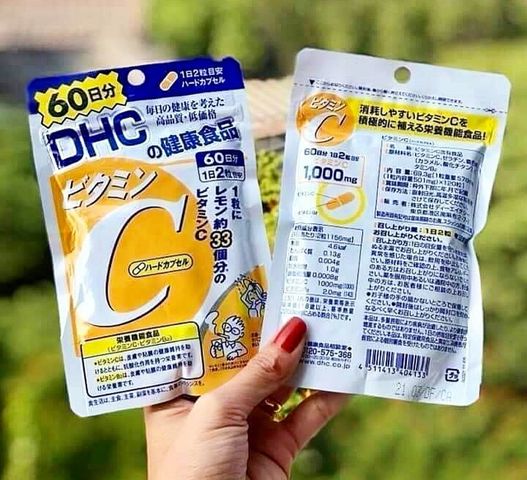 Viên Uống DHC Vitamin C Nhật Bản - Hỗ Trợ Làm Sáng Da và Tăng Cường Đề Kháng - 60 Viên Bổ Sung Vitamin C Hằng Ngày