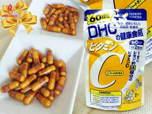 Viên Uống DHC Vitamin C Nhật Bản - Hỗ Trợ Làm Sáng Da và Tăng Cường Đề Kháng - 60 Viên Bổ Sung Vitamin C Hằng Ngày