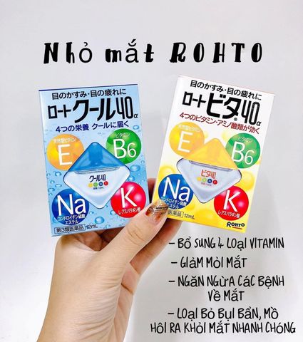 Nước Nhỏ Mắt Rohto Nhật Bản 12ml - Giảm Mỏi, Ngứa Mắt, Dưỡng Ẩm, Dễ Dàng Sử Dụng, Chăm Sóc Mắt Hàng Ngày, Sản Phẩm Chính Hãng