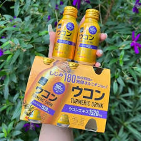 Nước Uống Tinh Chất Nghệ Nhật Bản Matsukiyo - Gói 6 Chai 100ml Hỗ Trợ Sức Khỏe, Làm Đẹp Da, Giảm Mệt Mỏi