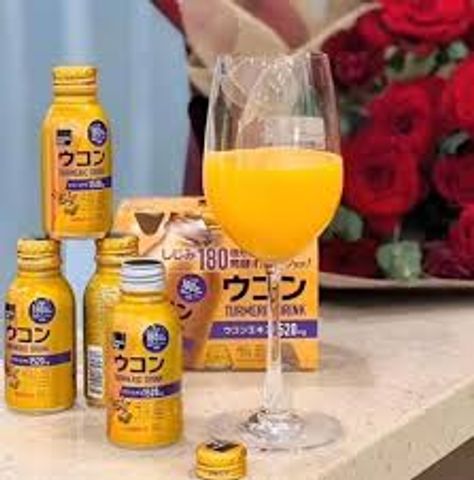 Nước Uống Tinh Chất Nghệ Nhật Bản Matsukiyo - Gói 6 Chai 100ml Hỗ Trợ Sức Khỏe, Làm Đẹp Da, Giảm Mệt Mỏi