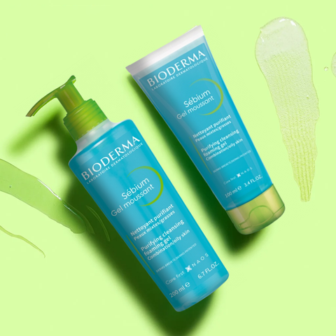Gel Rửa Mặt Tạo Bọt Bioderma Sébium 200mL - Sữa Rửa Mặt Dành Cho Da Dầu, Mụn, Làm Sạch Sâu, Kháng Khuẩn, Thoải Mái, Duy Trì Da Khỏe