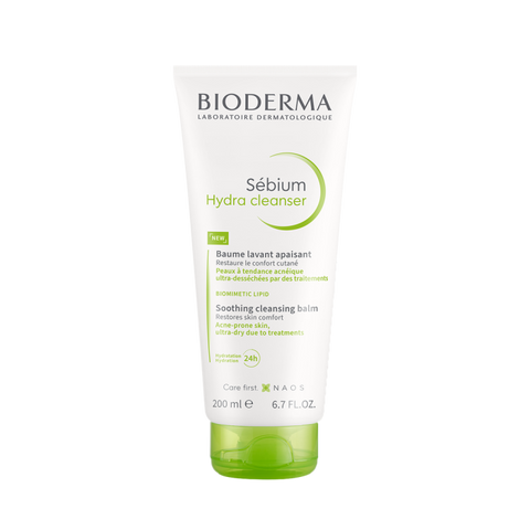 Sữa Rửa Mặt Dịu Nhẹ Bioderma Sebium Hydra 200mL - Sạch Da, Dưỡng Ẩm, Phù Hợp Cho Da Nhạy Cảm, Giảm Mụn, Làm Dịu Da