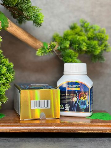 Viên Uống Hỗ Trợ Thải Mỡ Nội Tạng Vitatree Organ Fat Detox 60 Viên - Sản Phẩm Nhập Khẩu Từ Úc Chất Lượng Cao