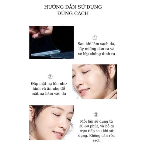 Hộp 10 Miếng Dán Mặt Nạ Vi Tinh Thể SEOMOU - Nâng Cơ, Cải Thiện Độ Đàn Hồi, Giúp Da Căng Bóng, Làm Mờ Nếp Nhăn, Cấp Ẩm Hiệu Quả