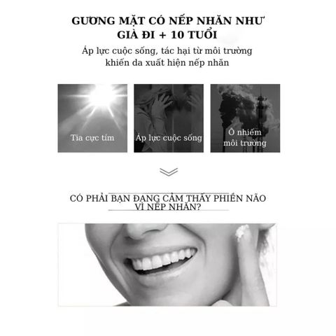Hộp 10 Miếng Dán Mặt Nạ Vi Tinh Thể SEOMOU - Nâng Cơ, Cải Thiện Độ Đàn Hồi, Giúp Da Căng Bóng, Làm Mờ Nếp Nhăn, Cấp Ẩm Hiệu Quả