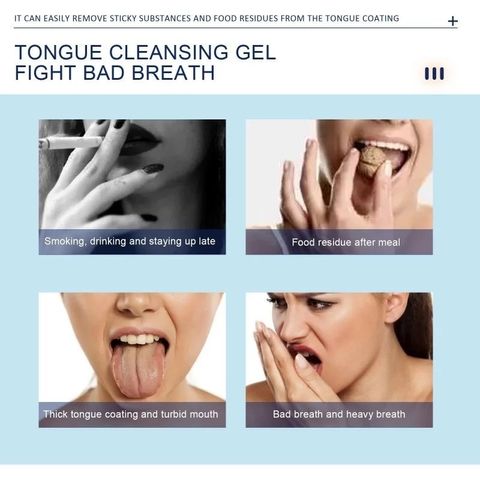 Gel Vệ Sinh Lưỡi Nhật Bản Khử Hôi Miệng - Diệt Khuẩn Hương The Mát, Chăm Sóc Răng Miệng Tươi Mát, 50g