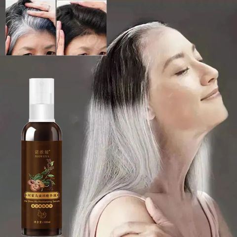 Xịt Đen Tóc Herbal 100ml - Tinh Chất Linh Chi Phủ Bạc, Nuôi Dưỡng Tóc Đen Mượt Tự Nhiên, Giải Pháp Làm Đen Tóc An Toàn