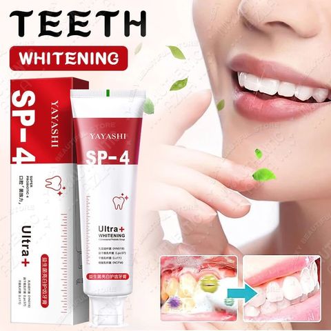 Kem Đánh Răng SP-4 120g - Loại Bỏ Cao Răng, Khử Hôi Miệng, Tẩy Ố Vàng, Làm Trắng Răng Hiệu Quả, Hương Bạc Hà Tươi Mát