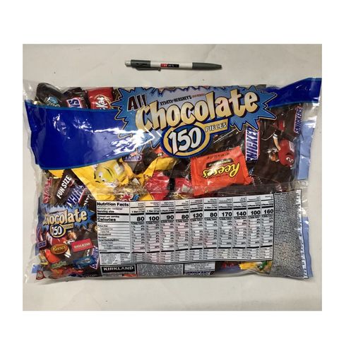 Kẹo Socola tổng hợp 150 viên Kirkland All Chocolate của Mỹ 2,55kg