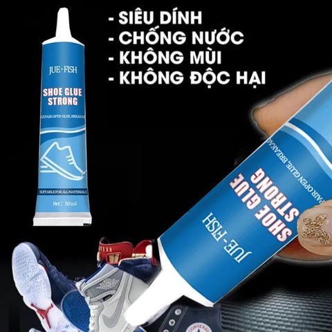 Keo Dán Giày Nhiệt Trong Suốt Siêu Dính JUE-FISH - Giải Pháp Bảo Vệ Giày Thể Thao, Không Tổn Thương Da, Duy Trì Độ Bền