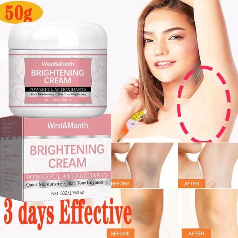 Kem Làm Trắng Da West&Month 50g - Mờ Thâm Nách, Bẹn, Mông, Khuỷu Tay, Đầu Gối - Dưỡng Ẩm và Làm Sáng Da Hiệu Quả