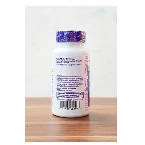 Viên Uống Hỗ Trợ Mọc Tóc Và Chống Rụng Tóc Natrol Biotin 10,000mcg Hộp 100 Viên