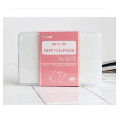Bông Tẩy Trang Miniso Natural Cotton Pads 1000 Miếng