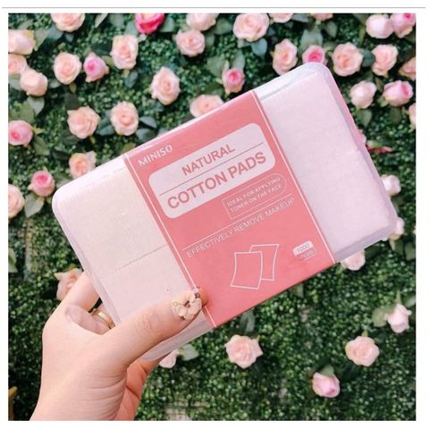 Bông Tẩy Trang Miniso Natural Cotton Pads 1000 Miếng