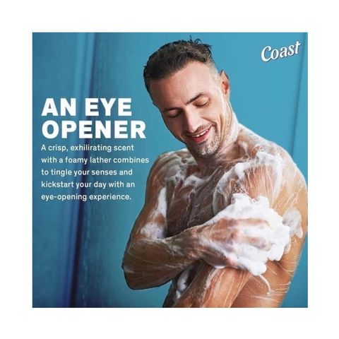 Sữa tắm gội Coast Mỹ 2in1 Hair And Body 946ml chai vòi dành cho Nam và Nữ