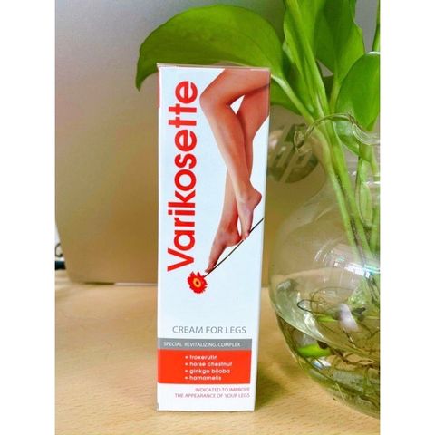 Kem giãn tĩnh mạch Varikosette Nga 75ml - Hỗ trợ lưu thông máu, giảm nặng, phù cho đôi chân, nuôi dưỡng làn da mềm mượt