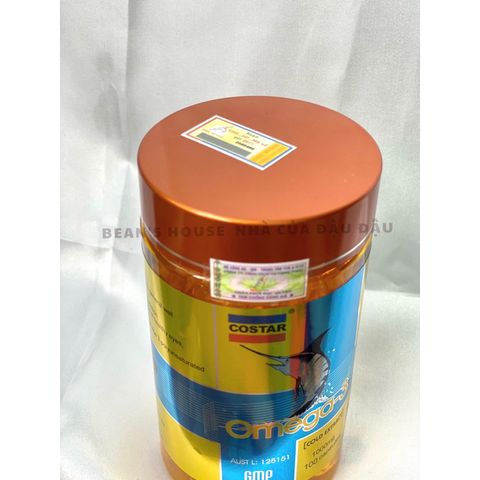 Dầu Cá Omega 3 Costar - Bổ Mắt, Tăng Cường Trí Nhớ - Thực Phẩm Bảo Vệ Sức Khỏe 1000mg, 365 Viên Úc