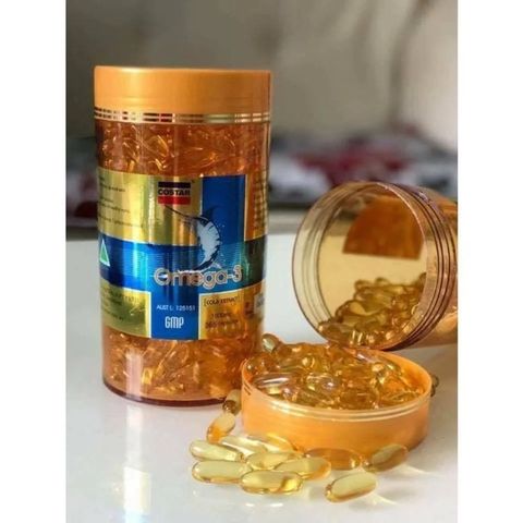 Dầu Cá Omega 3 Costar - Bổ Mắt, Tăng Cường Trí Nhớ - Thực Phẩm Bảo Vệ Sức Khỏe 1000mg, 365 Viên Úc