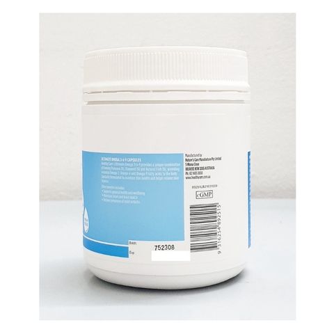 Viên uống Omega 3-6-9 Healthy Care 200 viên - Hỗ trợ tim mạch, cải thiện sức khỏe mắt và da từ Úc