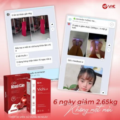 VICHI++ tặng kèm khoá cân viên uống giảm cân cấp tốc nhanh an toàn chính hãng hộp 30 viên
