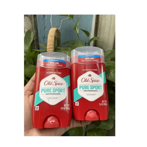 Sáp Lăn Nách Khử Mùi Old Spice Pure Sport 68g - Nguyên Hộp 5 Chai, Kháng Khuẩn, Giữ Thoáng Mát, Hương Dễ Chịu Từ Mỹ