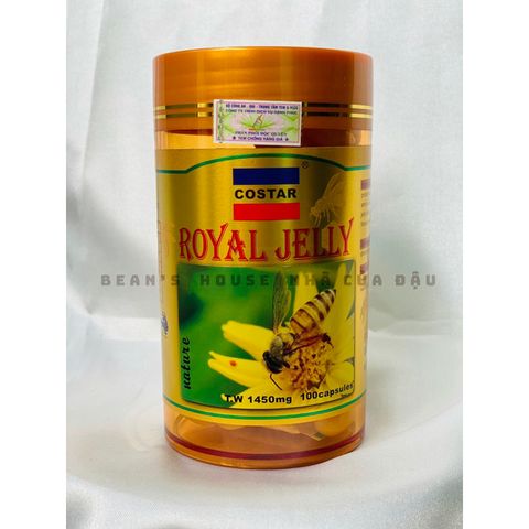 Sữa Ong Chúa Costar Royal Jelly 1450mg - Viên Uống Làm Đẹp Da, Hỗ Trợ Sức Khỏe, 365 Viên của Úc