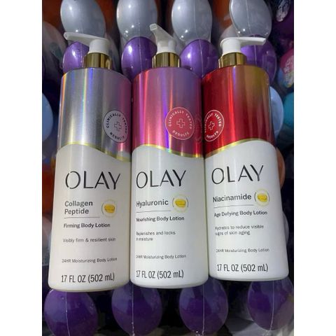 Dưỡng Thể Olay Body Lotion 502ml - Sản phẩm Dưỡng Ẩm Cho Da Mềm Mại, Mịn Màng, Phù Hợp Với Mọi Loại Da