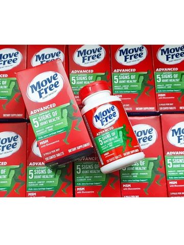 Viên uống Bổ Khớp Move Free Joint Health MSM với Glucosamine & Chondroitin - Hỗ trợ xương khớp từ Schiff Mỹ, 120 viên