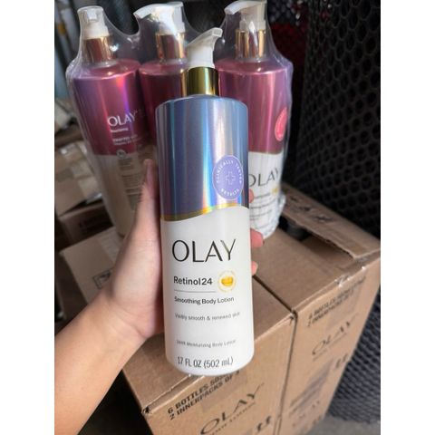 Dưỡng Thể Olay Body Lotion 502ml - Sản phẩm Dưỡng Ẩm Cho Da Mềm Mại, Mịn Màng, Phù Hợp Với Mọi Loại Da