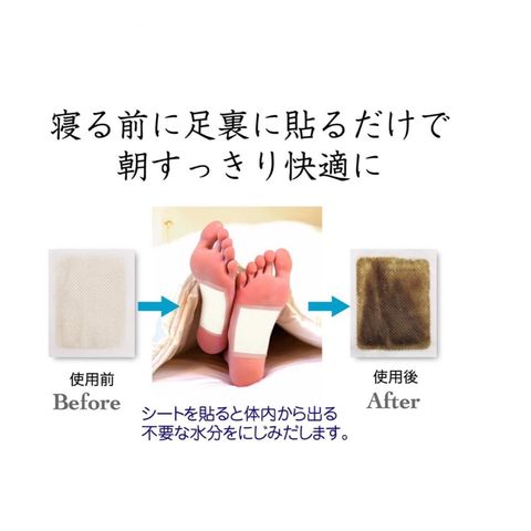 Miếng Dán Thải Độc Chân Kenko Nhật Bản - Hộp 30 Miếng Giúp Thải Độc, Thư Giãn, Cải Thiện Tuần Hoàn Máu