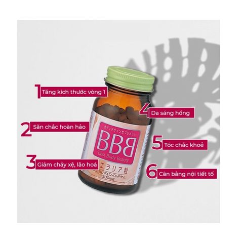 Viên uống Nở Ngực BBB ORIHIRO Nhật Bản - 300 Viên Tăng Kích Thước và Săn Chắc Ngực cho Phụ Nữ sau Sinh