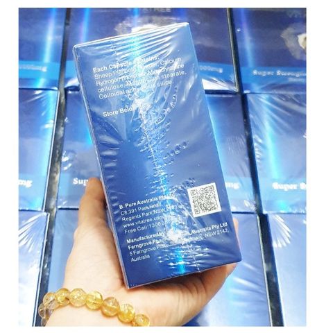 DATE 2025 Nhau cừu Vitatree Super Strength Sheep Placenta 60000mg hộp 120 viên từ úc