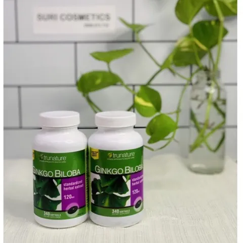 (Hàng công ty) [Chính Hãng] Viên Uống Bổ Não từ Bạch Quả Trunature Ginkgo Biloba 120mg 340 Viên