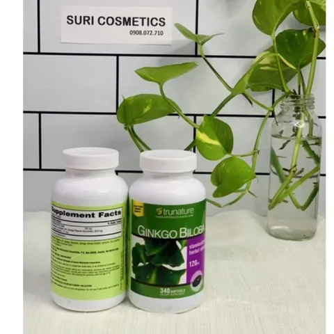 (Hàng công ty) [Chính Hãng] Viên Uống Bổ Não từ Bạch Quả Trunature Ginkgo Biloba 120mg 340 Viên