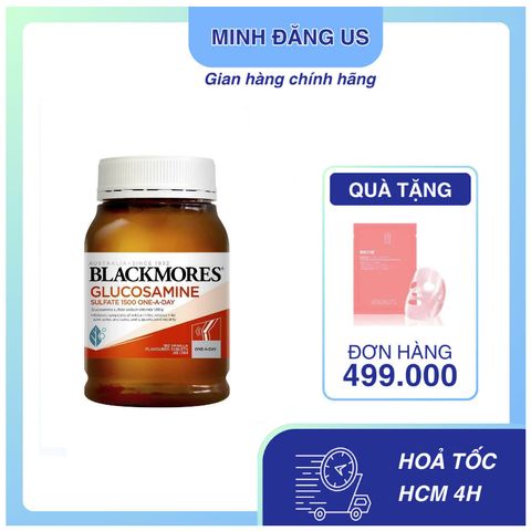 Viên uống hỗ trợ xương khớp Blackmores Glucosamine Sulfate 1500mg - 180 viên - Giúp tăng cường sức khỏe khớp và giảm đau hiệu quả