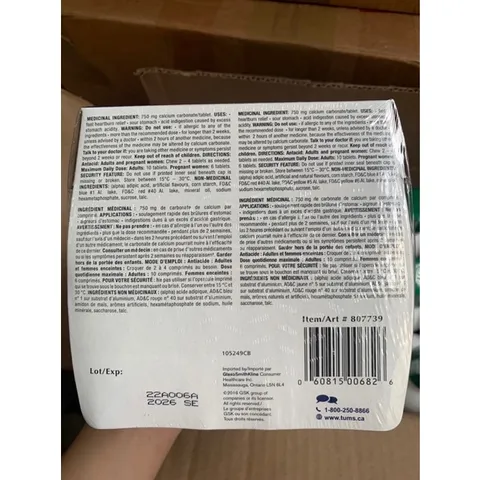 date 1/28 - Kẹo ngậm hương trái cây hỗ trợ tiêu hoá Tums chai 200 viên từ Mỹ