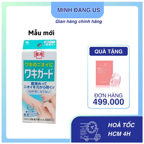 Lăn Gel Khử Mùi Hôi Nách Kobayashi Nhật Bản - Hiệu Quả Ngừa Mồ Hôi & Đem Lại Sự Tự Tin - Khử Mùi Từ 3-5 Ngày