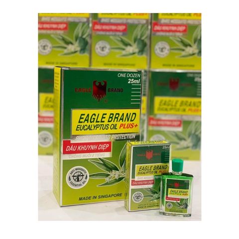 Dầu Khuynh Diệp Con Ó Eucalyptus Oil 25ml - Chống Muỗi 8H, Giảm Cảm Cúm và Đau Nhức, An Toàn Cho Trẻ Sơ Sinh
