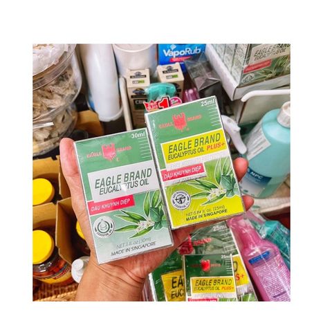 Dầu Khuynh Diệp Con Ó Eucalyptus Oil 25ml - Chống Muỗi 8H, Giảm Cảm Cúm và Đau Nhức, An Toàn Cho Trẻ Sơ Sinh