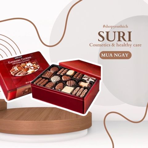 Bánh quy socola Kirland Chocolate Cookies 1.4kg- USA
