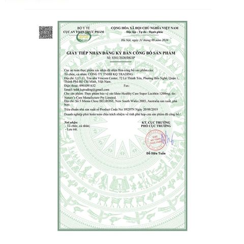 Mầm Đậu Nành Healthy Care Super Lecithin - Hỗ Trợ Làm Đẹp Da, Cân Bằng Nội Tiết Tố, Đào Thải Độc Tố Gan - Sản Phẩm Thiên Nhiên Úc