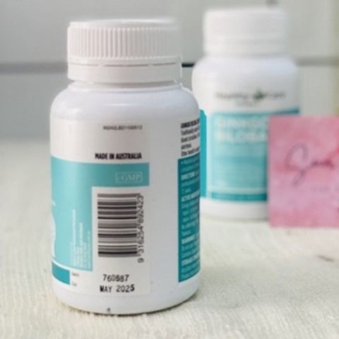Viên Bổ Não Ginkgo Biloba 2000mg Healthy Care Úc - Hỗ Trợ Tăng Cường Trí Nhớ, Giảm Đau Đầu, Hộp 100 Viên