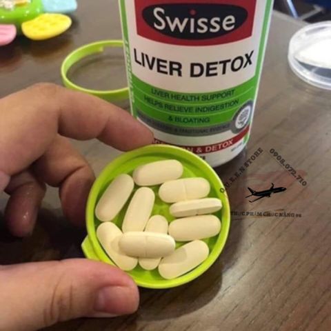Viên Uống Thải Độc Gan Swisse 120 Viên - Hỗ Trợ Thanh Lọc Cơ Thể Chất Lượng Từ Úc
