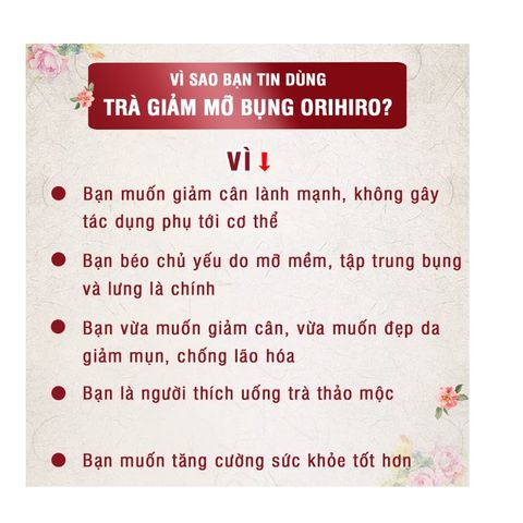 Trà giảm mỡ bụng Genpi Orihiro Nhật Bản - Hỗ trợ giảm béo, thải độc, tăng cường sức khỏe - Gói 60 túi lọc thảo mộc tự nhiên
