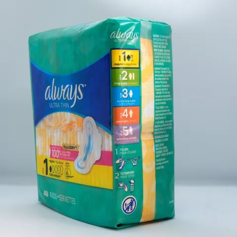 Băng vệ sinh thương hiệu always thương hiệu của Mỹ 48miếng