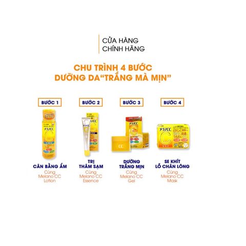 Tinh Chất Dưỡng Trắng Da Melano CC Whitening Essence 20ml - Serum Vitamin C Chống Thâm Nám, Phù Hợp Mọi Loại Da