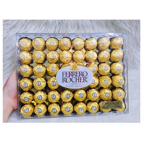 Socola Hạt Dẻ Ferrero Rocher Hazelnut Chocolates 600g (48v)